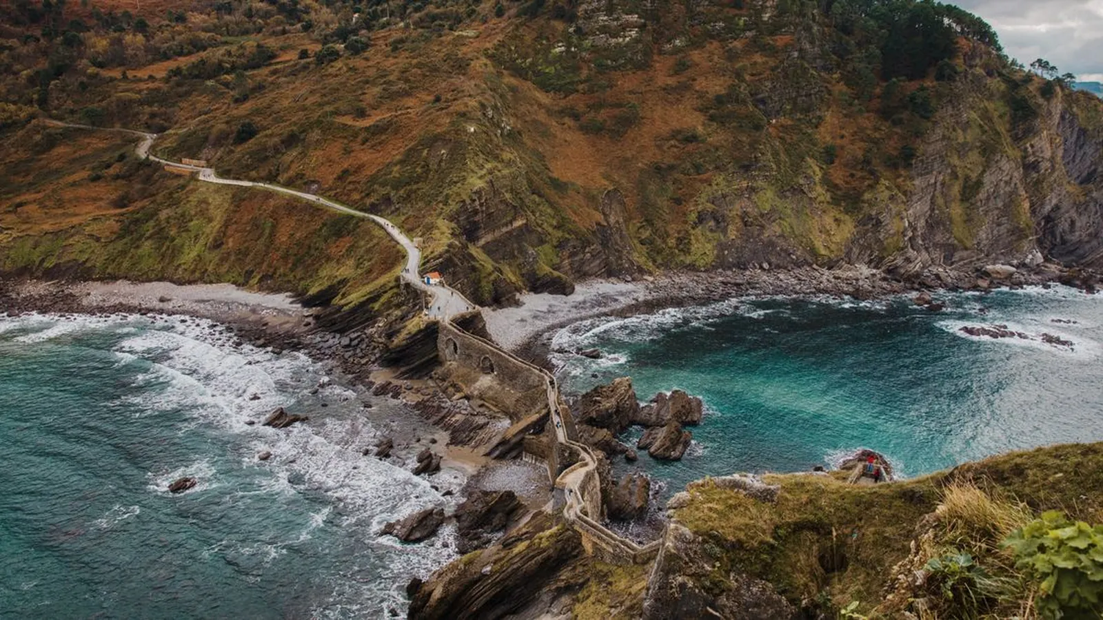 The Cantabrian coast, northern Spain