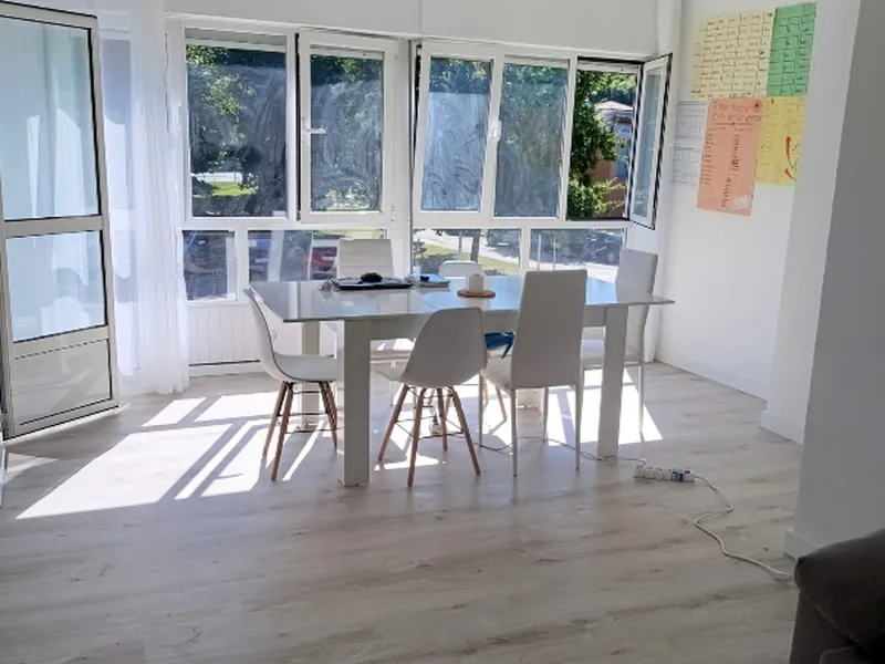 Dining area by the window