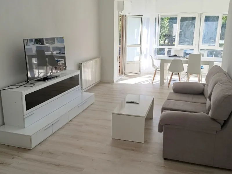 Bright shared living room