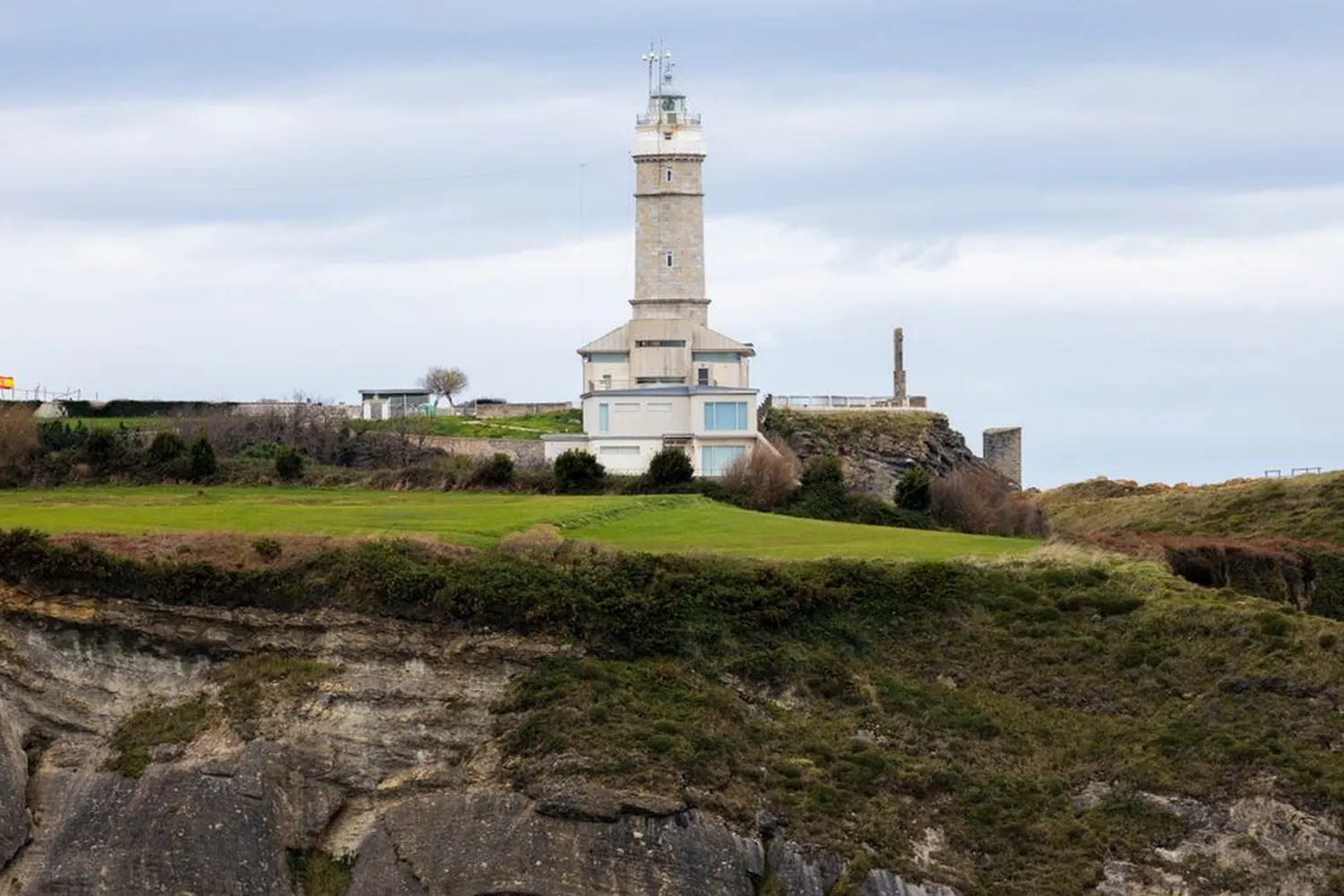 Lighthouse on the wild coast